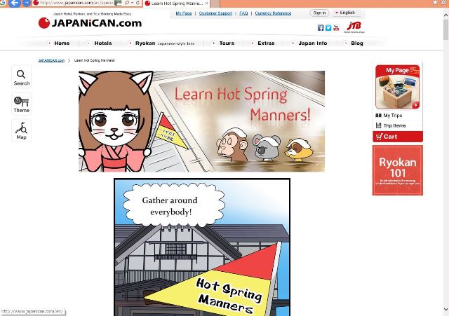 JTB’s JAPANiCAN.com teaches hot spring manners in ryokan with MANGA for foreign travelers 