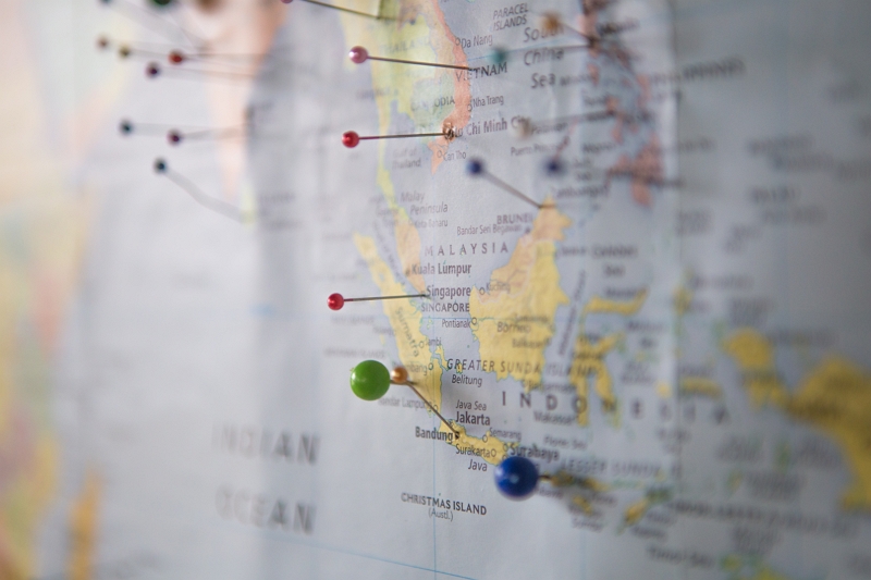 Year-on-year comparison of visitors to Japan from four Southeast Asian markets in 2018