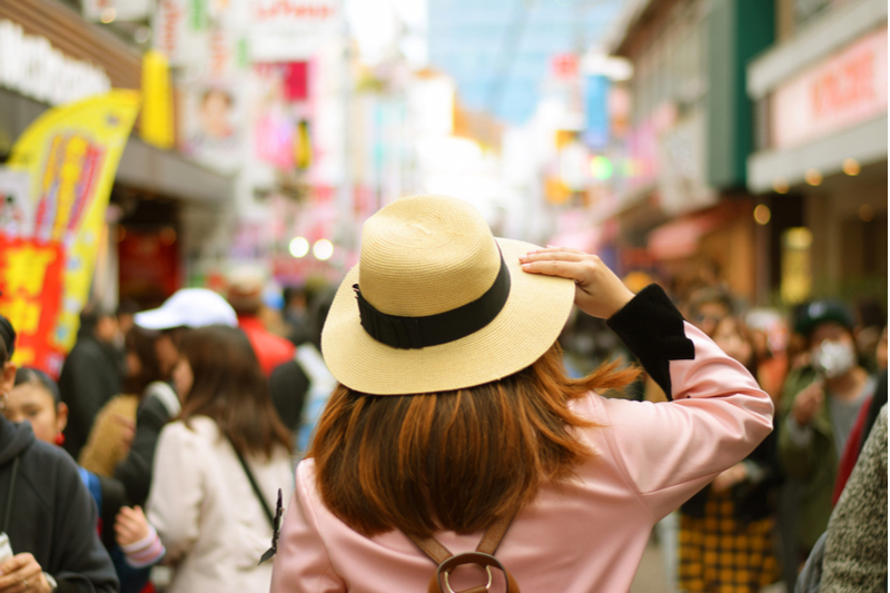 International visitors to Japan reduced for four consecutive months with a 1.1% decrease in January 2020