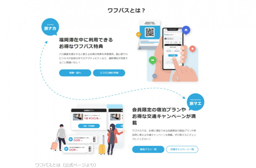  福岡市、ワーケーション滞在を支援するアプリを提供開始、ホテルのサブスクや航空クーポンなど