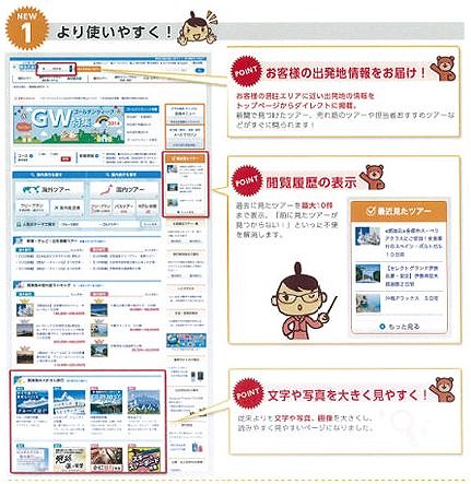 阪急交通社、3年ぶりにホームページを全面刷新、ネット販売を強化