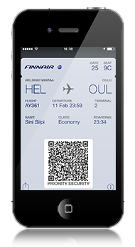 フィンエアー、モバイル搭乗券の利便性を向上、iPhoneで利用可能に