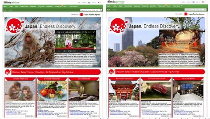 トリップアドバイザーと観光庁が訪日旅行促進で連携、12の国・地域対象にクチコミと観光情報の特設サイト