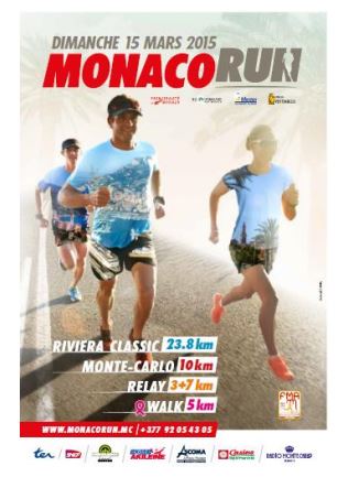 モナコ、フランス、イタリアの3カ国を駆け抜ける「MONACO RUN」、2015年は3月15日に開催