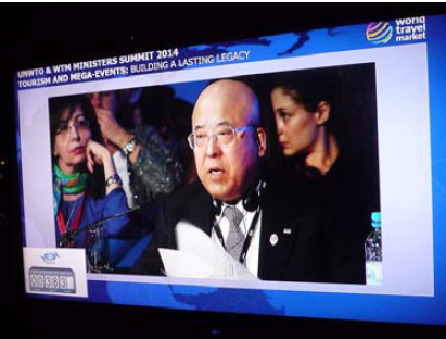 JATA田川会長が観光大臣サミット登壇、オリンピックに向けて世界の観光産業に「日本から『新しい風』を」