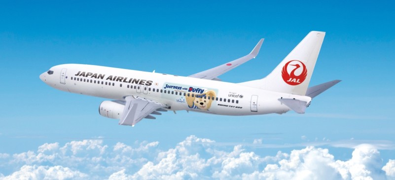 JAL、東京ディズニーとダッフィー特別塗装機を国内線に就航、7月14日から