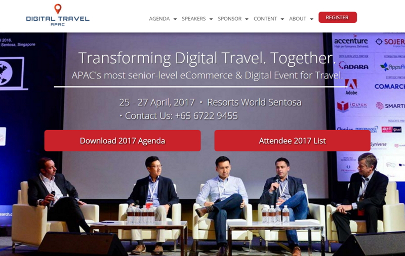デジタル旅行業界会議「トラベルデジタルAPAC」開催、シンガポールで4月25日から3日間（PR）