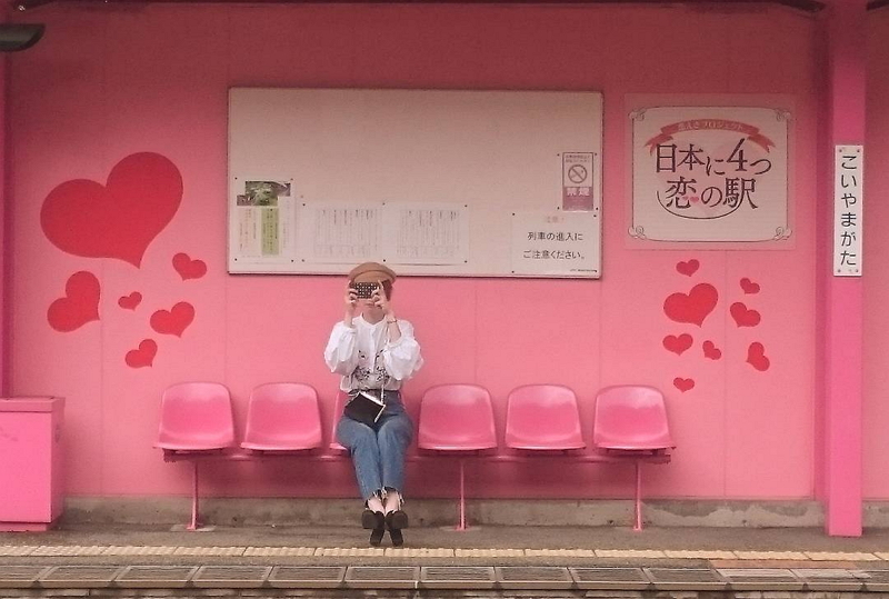 47都道府県別 インスタ映え スポットを発表 映える写真には 駅全体がピンク色 など4つの特徴が 写真 トラベルボイス