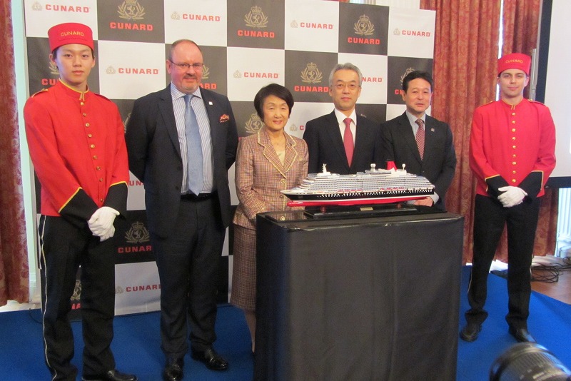豪華客船クイーン・エリザベス、2020年の日本発着を倍増へ、オリンピックイヤーの高需要で舞鶴など5港に初寄港