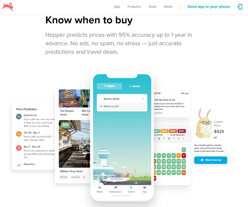 航空券の値動きを予測する旅行アプリ「ホッパー」が1億ドル調達、世界展開を本格化、主要都市のホテル取扱いも強化へ