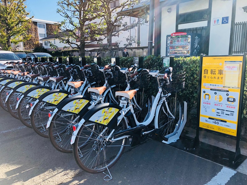 蔵造りの街・川越に新しい自転車シェアリング、スマホで予約から決済まで、ヤフー子会社とソフトバンク出資企業が受託