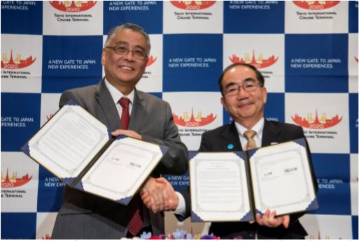 東京都が米クルーズ会社と関係強化、2020年開業の新クルーズターミナルの第1船に、寄港地として継続利用も合意