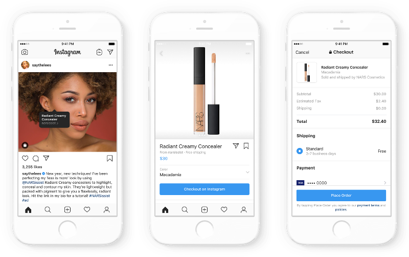 インスタグラムがショッピング機能を拡充、インフルエンサーら投稿でも商品タグ付けを可能に
