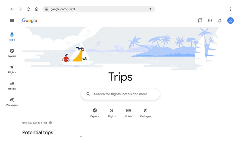 グーグルが旅行分野に本腰、「Google Travel」提供開始、旅行関連サービスを集約し、マップ上で宿泊・飲食予約の拡充も