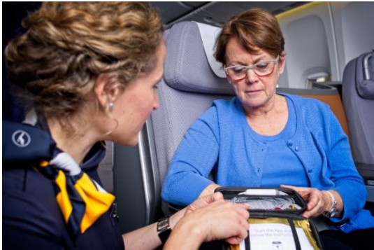 ルフトハンザ航空、機内で心電図計測を可能に、モバイル機器の利用で地上の医療機関と連携