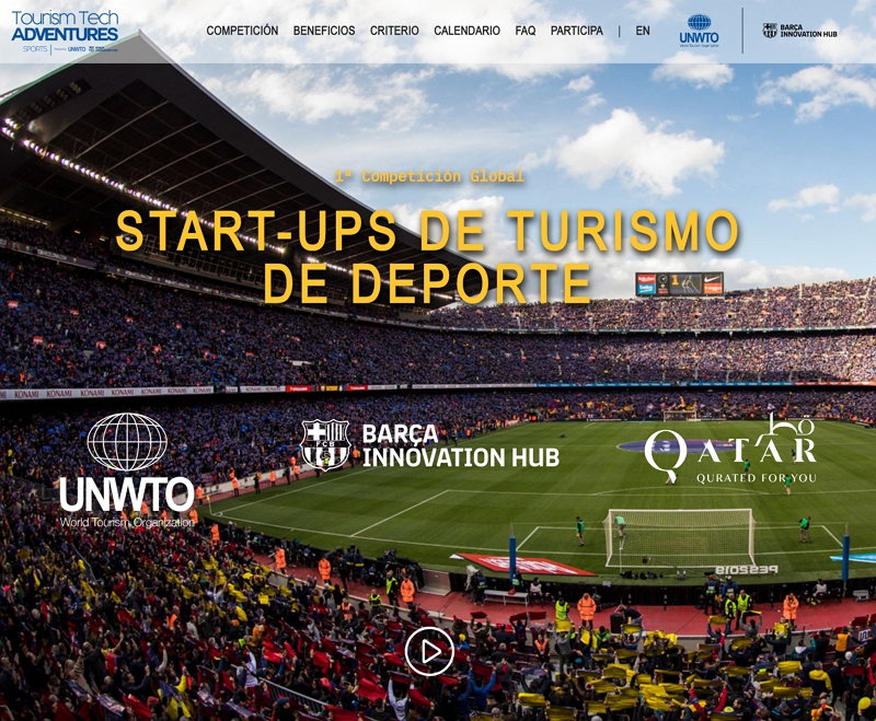 国連世界観光機関（UNWTO）が「スポーツツーリズム」で起業家コンテスト、FCバルセロナと連携で
