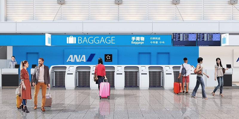 ANA、伊丹空港の搭乗時サービスを改善、待ち時間抑制で手荷物検査の自動化など