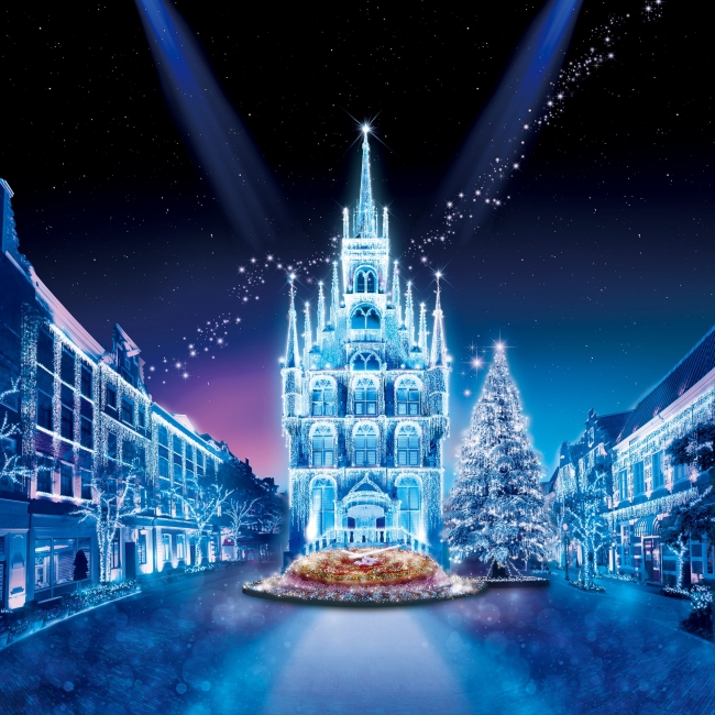 ハウステンボス、今冬も世界最大1300万球の「光の王国」開催、白い光の「白銀の世界」テーマに