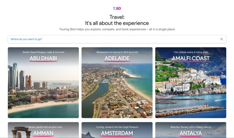 グーグルのタビナカ体験比較サービス「Touring Bird」閉鎖へ、一方で「グーグルで予約」サービスでは予約・支払い可