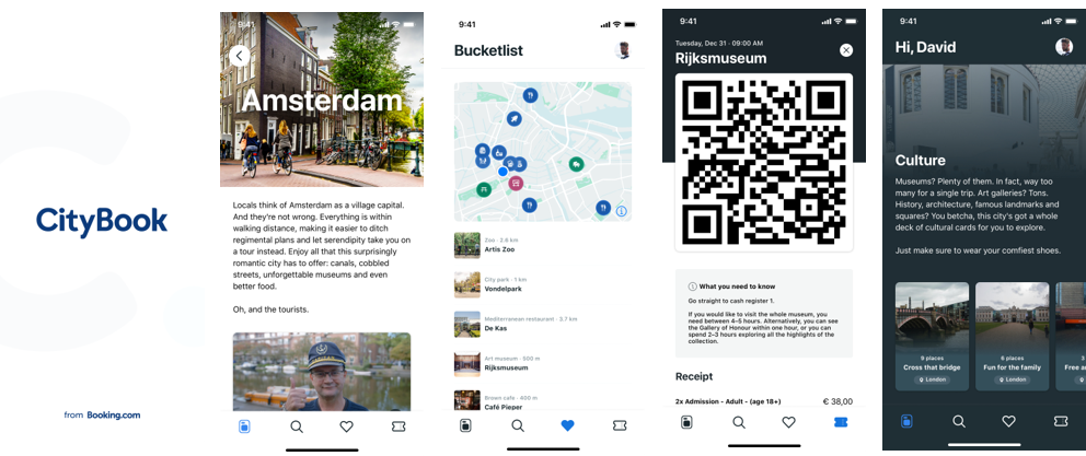 ブッキング・ドットコム、「街歩きアプリ」を公開、第一弾は欧州3都市、旅行計画から現地ナビゲーションなど集約