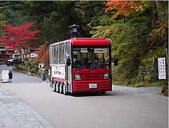 日光市、世界遺産以外のエリアに回遊促進へ、時速20キロ未満で公道を走る窓ガラスない車両で