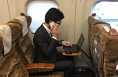 JR Kyushu, a railway company in Japan, prepares a share office function in Shinkansen for traveling workers 