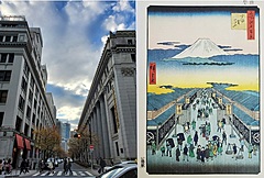 観光ハイヤーで江戸の浮世絵スポットを巡るガイドツアー、自宅から少人数で効率的に、1台1万8000円で
