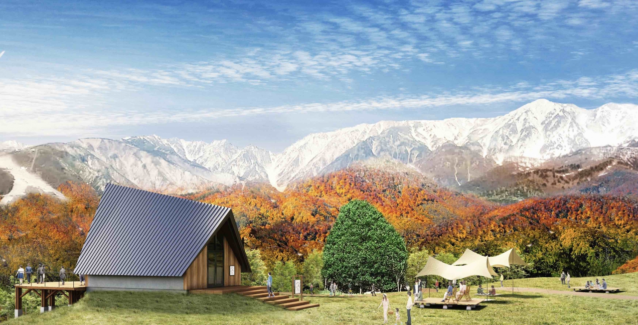 長野県・⽩馬岩岳マウンテンリゾートに新展望エリア、10月に開業、標高