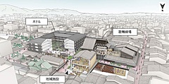 京都市・東山区の新道小学校跡地に上質な宿泊施設、宮川町歌舞練場は建て替え、2025年夏開業へ