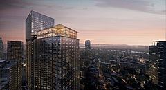 大阪駅前にヒルトン最上級ホテル開業へ、日本初進出のライフスタイル系ホテルも、大阪・関西万博を見据えて
