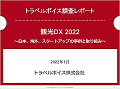 観光DXとは何か？　日本と世界の最新動向と、スタートアップ5分野での成功事例を整理した　―トラベルボイス調査レポート