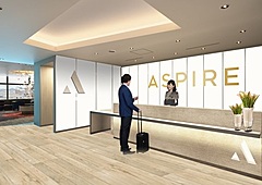 成田空港にアジア初「ASPIRE」ラウンジ、今夏に開業、欧州風の空間に日本文化取り入れた空間に