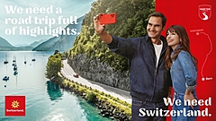 スイス政府観光局、プロテニスのフェデラー選手が出演するPR動画、第2弾はオスカー俳優アン・ハサウェイ氏と