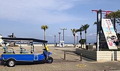 鹿児島県・指宿で「トゥクトゥク」レンタカー、普通免許で乗車可能、3時間9000円で