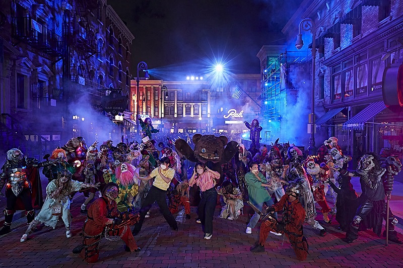 USJ、日没後の「ハロウィーン・ホラー・ナイト」が3年ぶりに完全開催