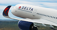 デルタ航空、燃油サーチャージを値下げ、4月1日発券分から、北米は3.3万円、ハワイは2.1万円に