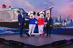 ディズニー、東南アジアクルーズを運航へ、新造船を独占的にシンガポールに寄港、政府観光局と共同で