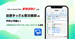 経路検索「駅すぱあと」、価格変動型「往復きっぷ ＋ 宿泊」と連携、検索結果を反映したJR東日本の予約サイトに遷移