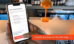 IHGホテルズ、会員アプリで自動でWi-Fiにつながる新機能、ホテル到着時からすぐにネット接続