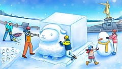 さっぽろ雪まつり期間に、雪像を「自分で作る」体験発売、本格的2m雪像作り＆ジンギスカン昼食で15万円