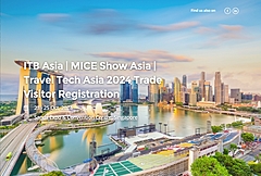 観光産業の国際見本市「ITBアジア」、旅行テックやMICE特化の国際会議も同時開催、シンガポールで10月23～25日（PR）