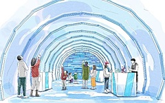 北海道・ニセコで「大型かまくら」、スキー後のにぎわい創出、倶知安観光協会がイベント開催
