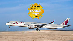 格付け会社の航空会社ランキング2025、総合トップは2年連続でカタール航空、ANAは5位、JALは9位