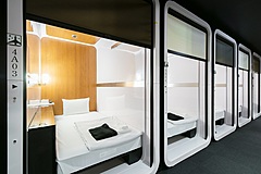那覇空港内に宿泊施設が開業、ファーストキャビンの72室、待ち時間や深夜・早朝便の利用時に、2時間のデイユースも