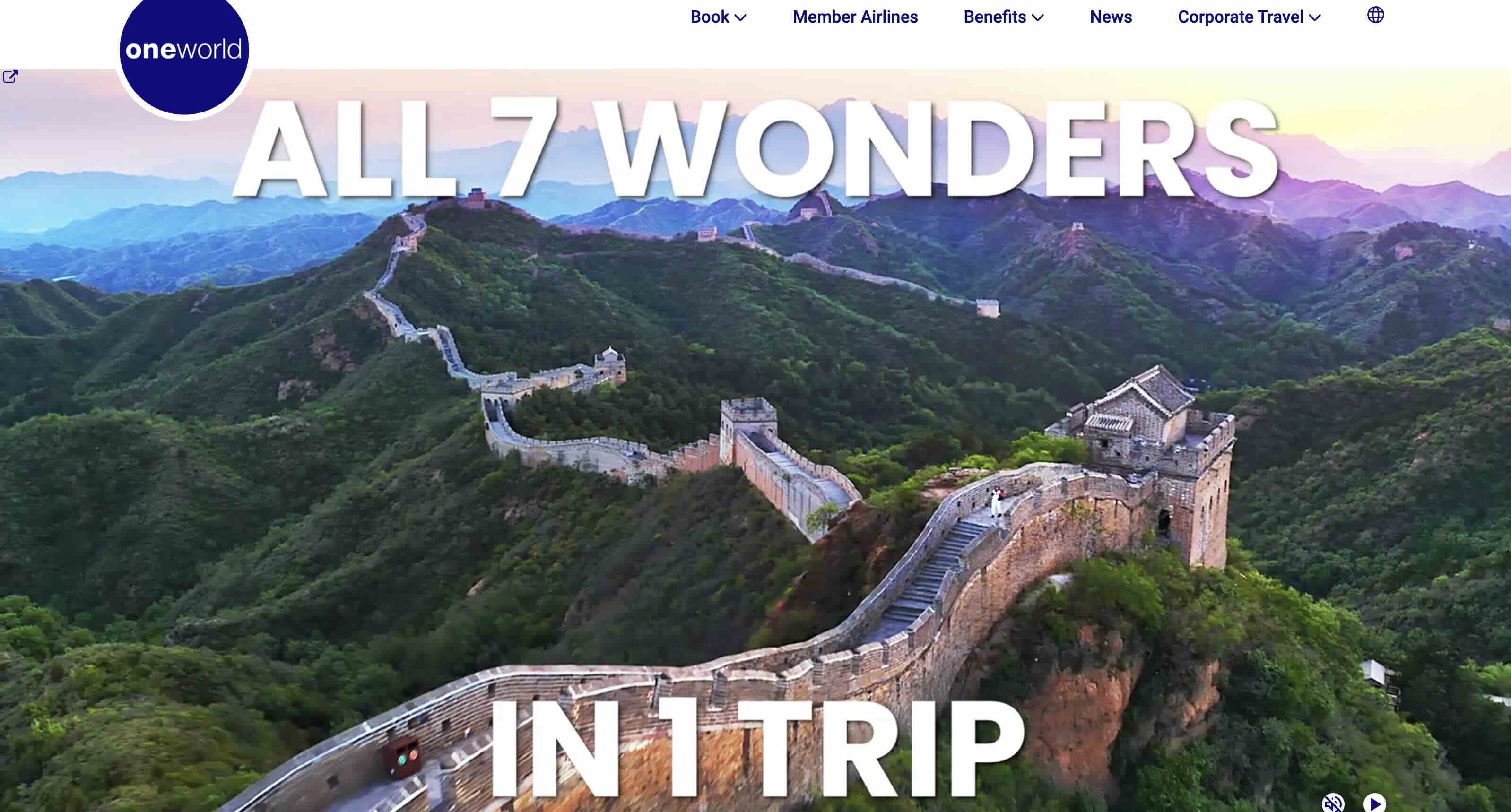 OneWorld launches common online check‑in for all member airlines
