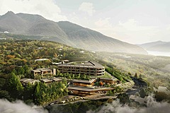 パレスホテル箱根、ヴィラ5棟などで新リゾートに建て替え、2029年秋に全69室で開業