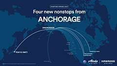 アラスカ航空、成田／アンカレッジ線を新設、米国内3都市への路線拡大も、2027年5月から夏季は毎日運航
